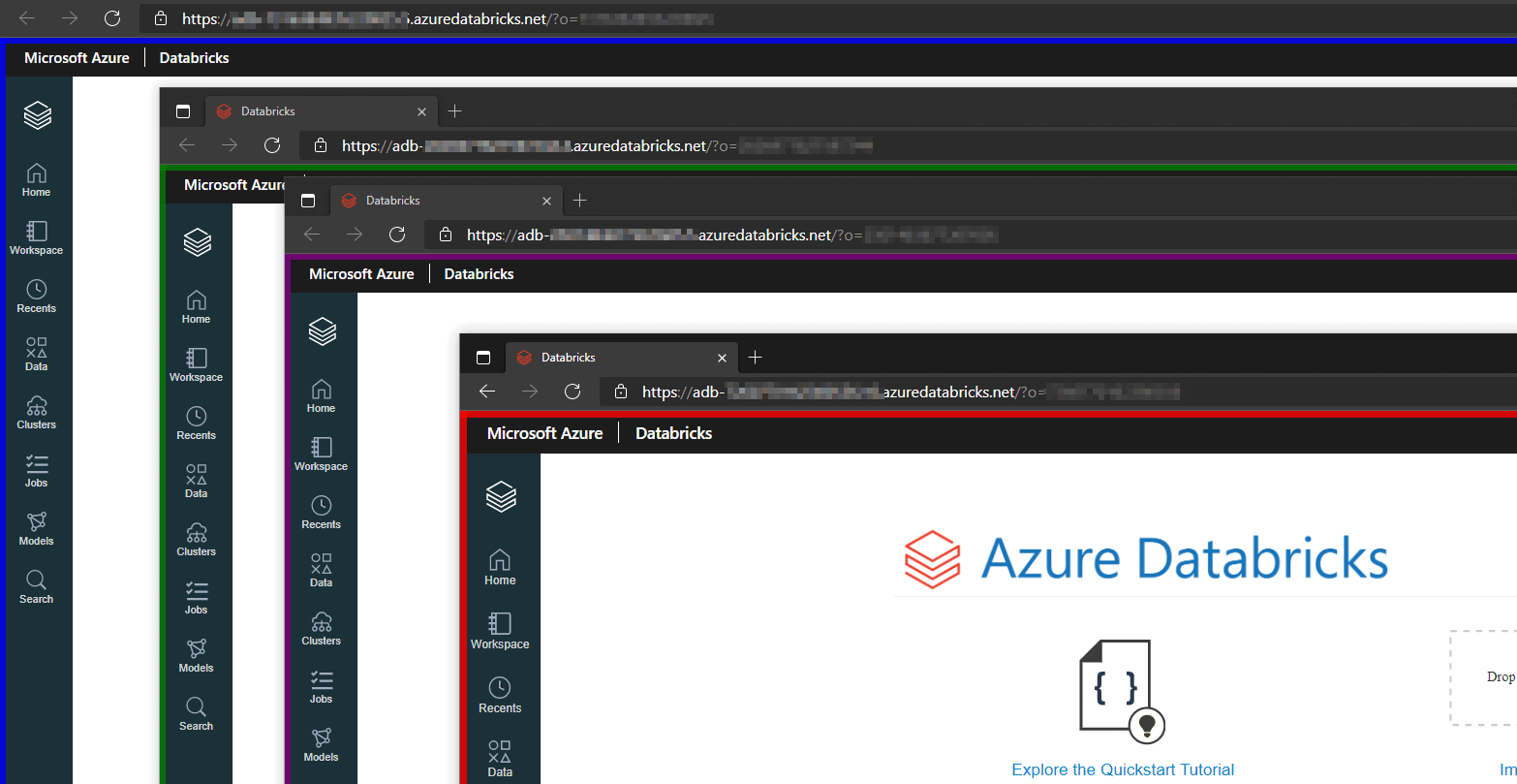 Read more about the article How to colorize each Azure Databricks workspace differently 🎨
